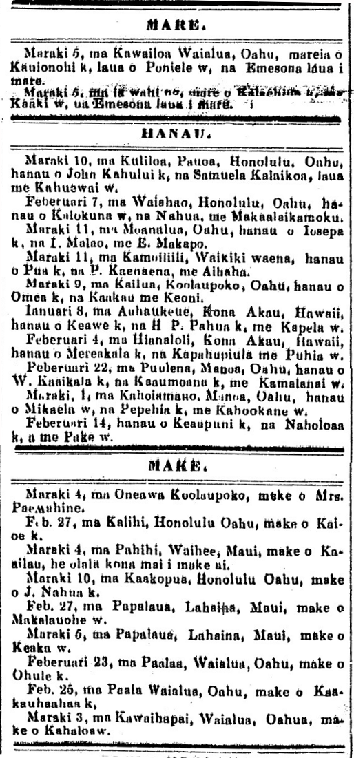 MARE. / HANAU. / MAKE.