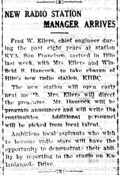 NEW RADIO STATION MANAGER ARRIVES