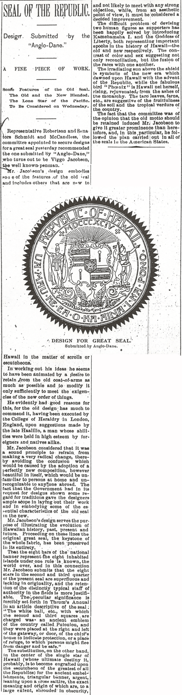 SEAL OF THE REPUBLIC.