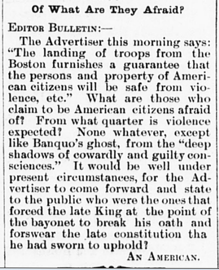 Of What Are They Afraid?