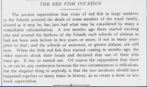THE RED FISH INVASION