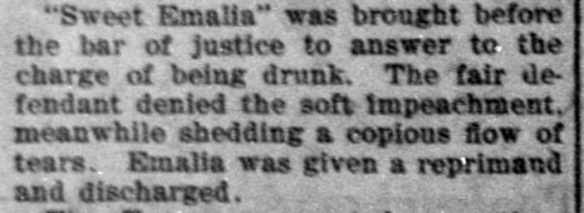 "Sweet Emalia" was brought...