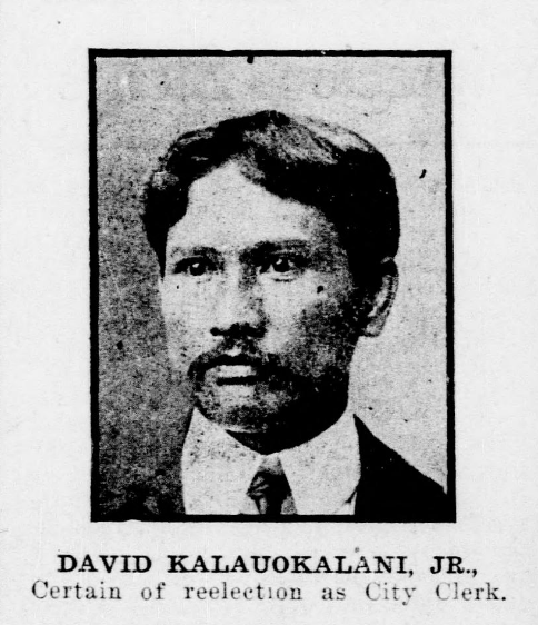 DAVID KALAUOKALANI, JR.,