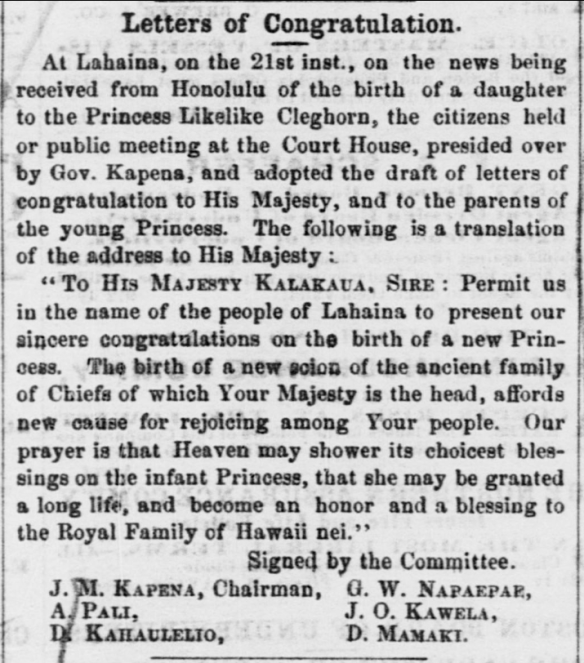 LETTERS OF CONGRATULATION.