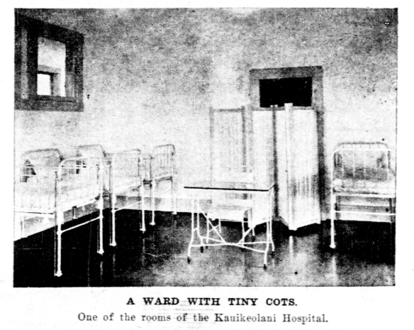 A WARD WITH TINY COTS.