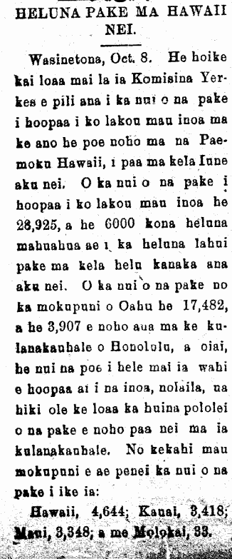 HELUNA PAKE MA HAWAII NEI.