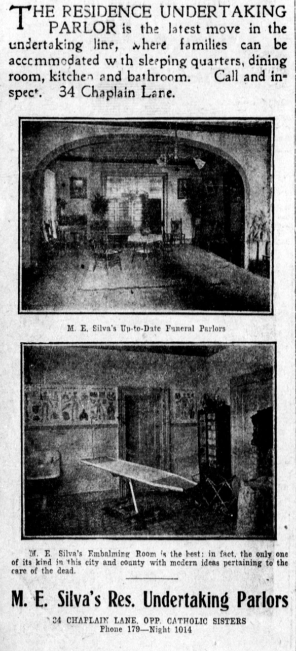 THE RESIDENCE UNDERTAKING PARLOR...