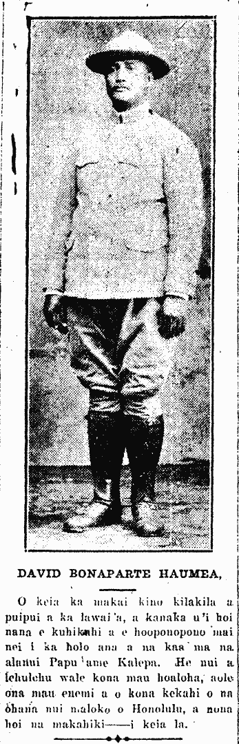 DAVID BONAPARTE HAUMEA.