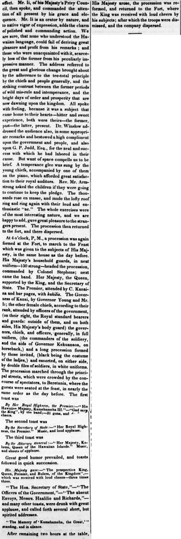 effect. Mr. Ii, of his Majesty's...