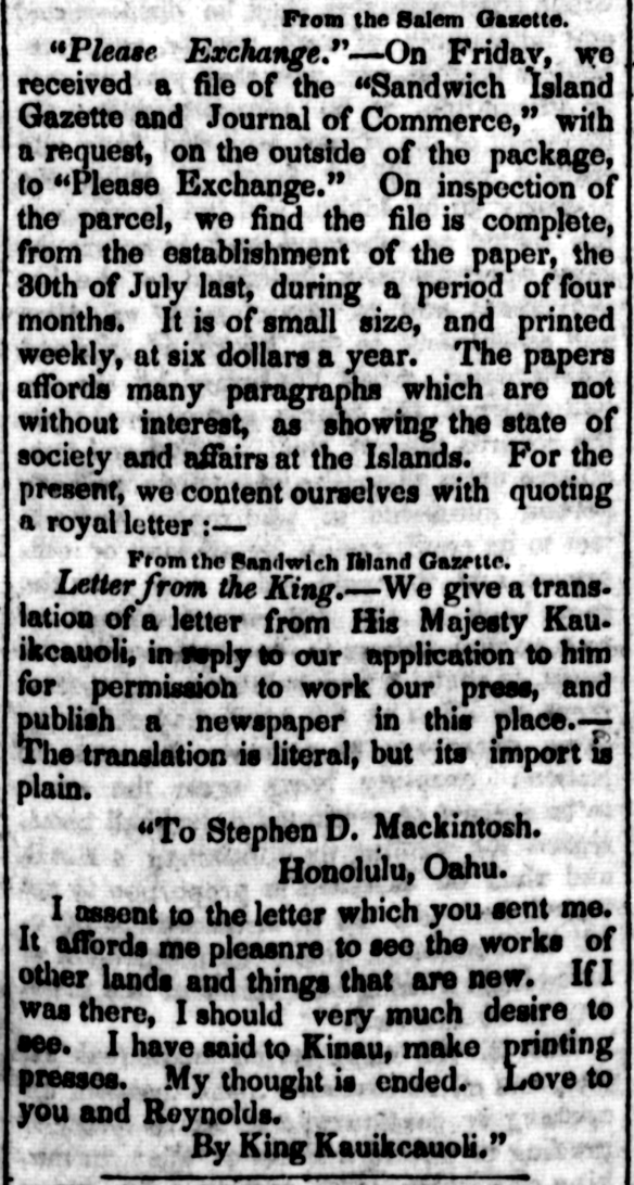 From the Salem Gazette.