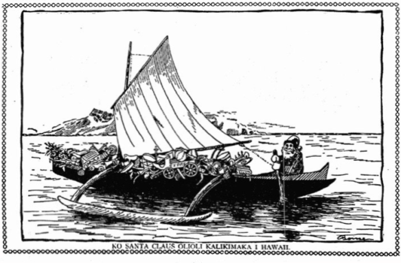 KO SANTA CLAUS OLIOLI KALIKIMAKA I HAWAII